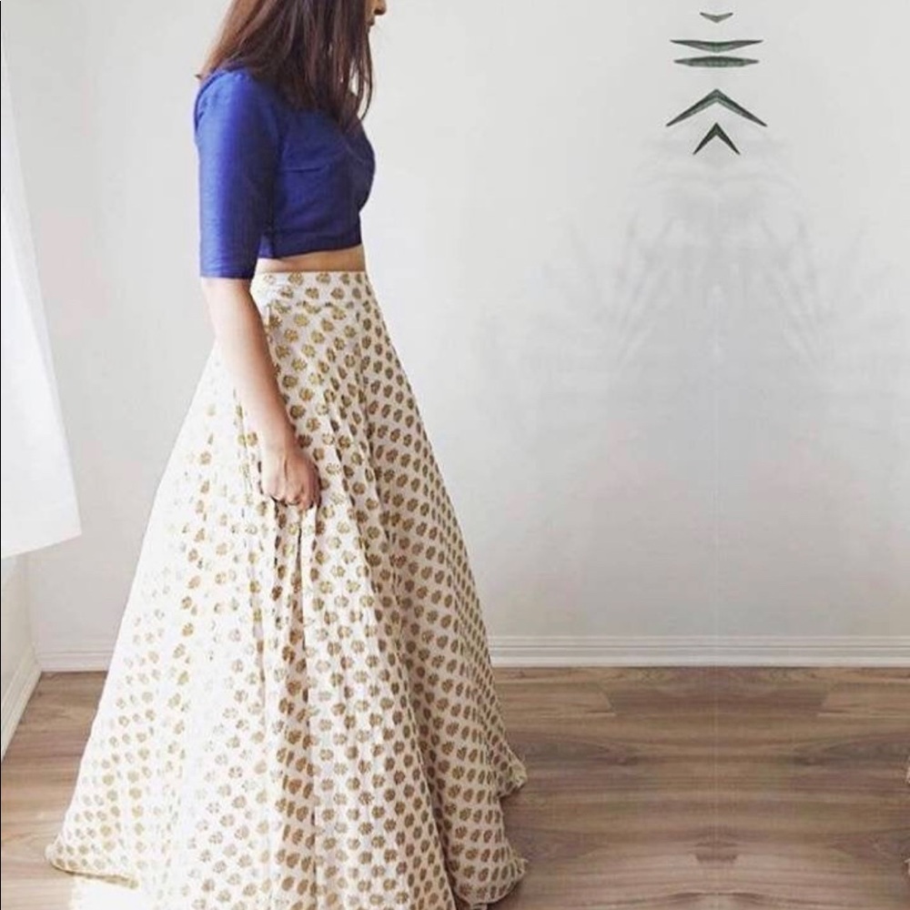 Indian Pakistani lehenga choli / crop top and skirt